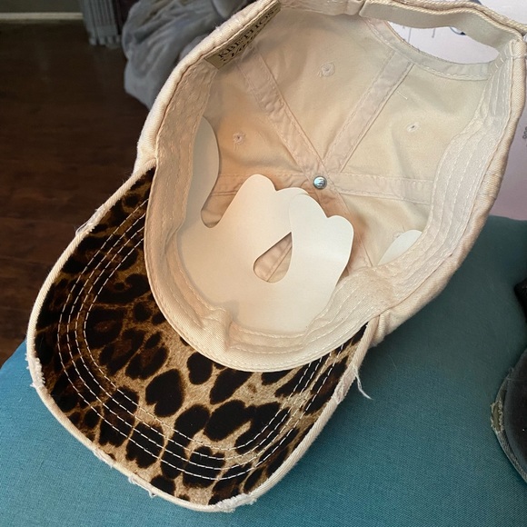 Distressed Hat with But First Jesus - Picture 2 of 2